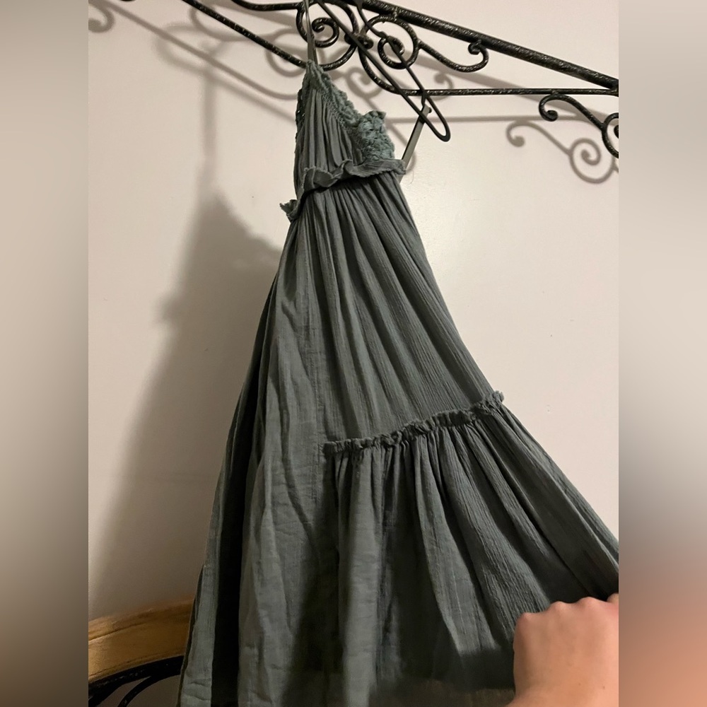 Triangle Top Spaghetti Strap Mini Summer Dress - image 8